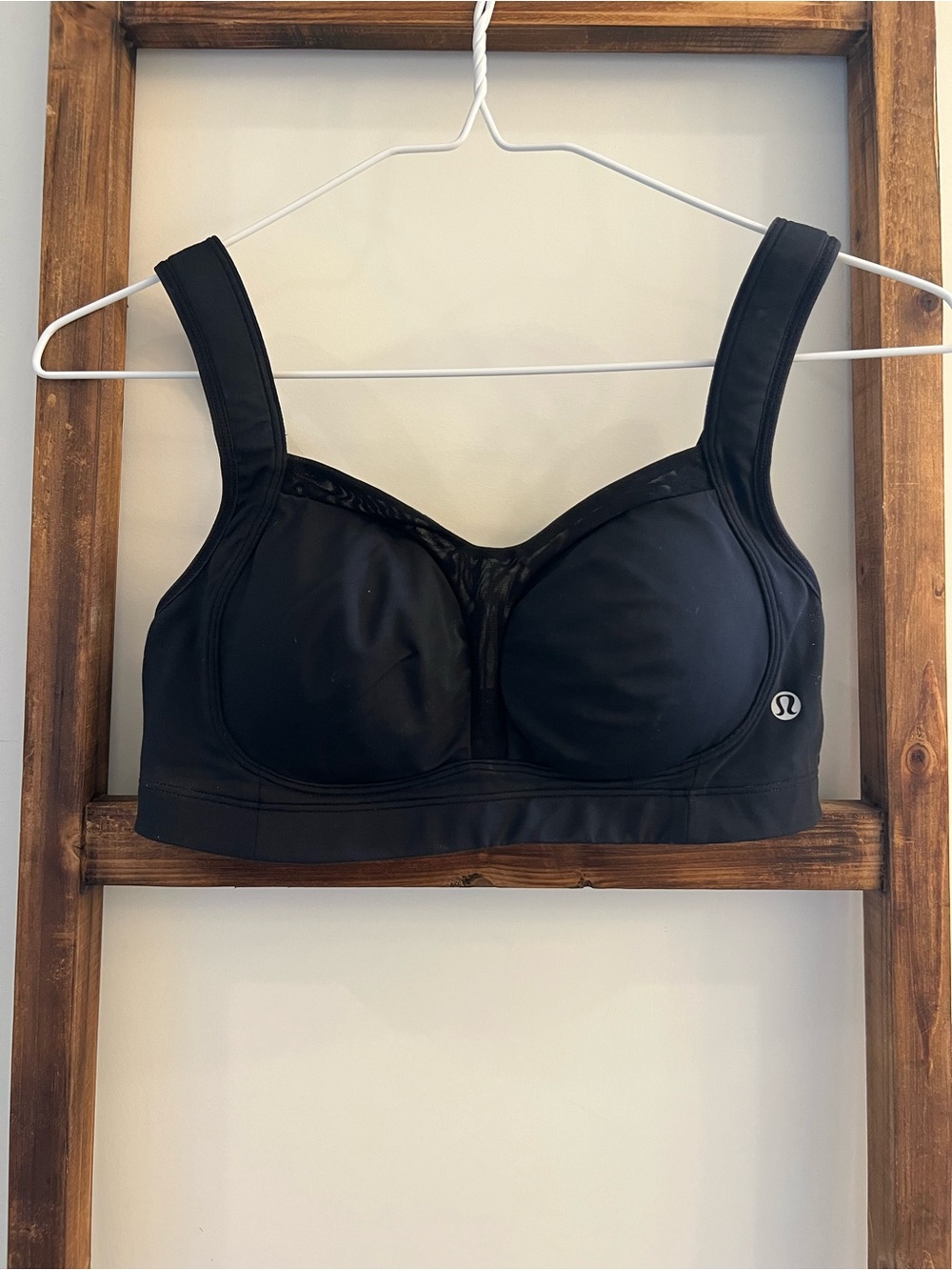 lululemon athletica Black Structured Support Sports Bra